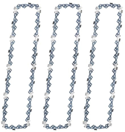 10 inch Chainsaw Chain Replacement for Worx WG322,WG323 10 Cordless Pole/Chain Saw,50033429 Chain Saw Blade,40 Drive Links 0.043 Gauge 3/8 LP Pitch (3 Pack) | 40 Drive Links 0.043 Gauge 3/8 LP Pitch, 50033429 Pole Saw Chain Fit for Worx 20V 10 Cordless Pole/Chain Saw (3 Pack)