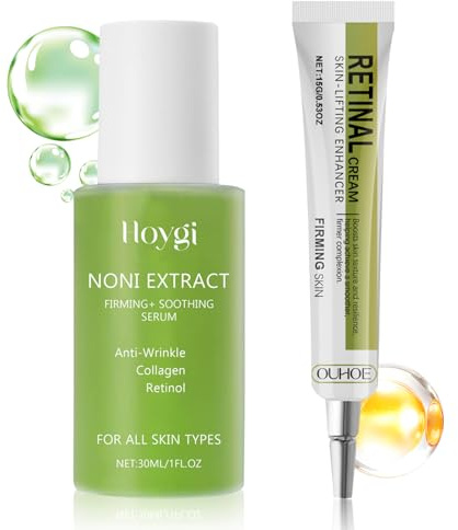 2 Stück Retinal Shot Tightening Booster,Noni Energy Ampoule,Noni Fruit Serum,Straffende Retinolcreme,Gesichtsfeuchtende Serum,Hautstraffung,Gesichtsserum,Feuchtigkeitscreme für alle Hauttypen