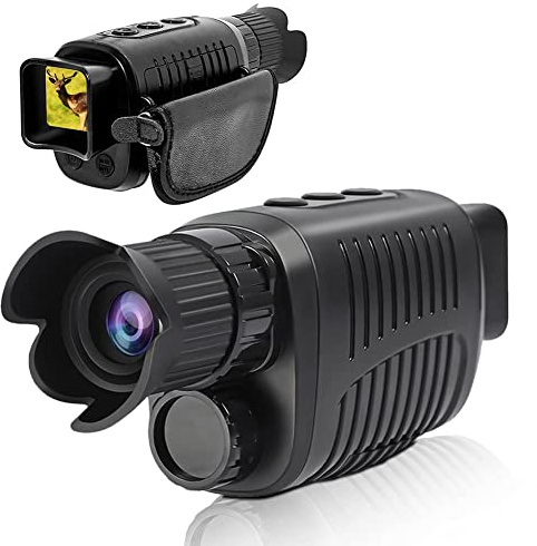 Appareil De Vision Nocturne R7, Monoculaire De Vision Nocturne Adapté à Une Obscurité Totale Full HD 1080P Capable De Prendre des Photos Et D'Enregistrer des Vidéos Idéal pour La Chasse