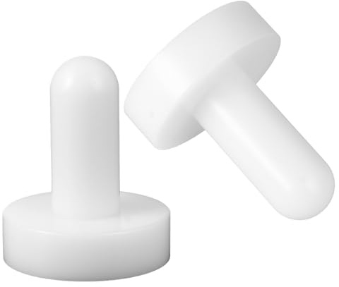 Ipetboom Lot de 2 Poussoirs à Tartelettes Diamètre 8 CM en Plastique PP Alimentaire Presse-Pâte Ergonomique et Réutilisable pour Moule à Tarte Pâtisserie Maison Façonnage Rapide et