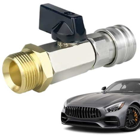 Mozeuu Garden Hose Quick Connector, Robust M22 14 mm Automatic Connections, Pressure Washer Connections, for Car Washing, Home, Patio, Faucet, Water, Lawn, Backyard, Pool Area