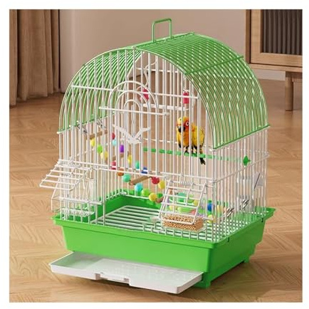 Fågelburar Fågelbur papegojbur speciell ekologisk villa stor hemmabruk(Green)