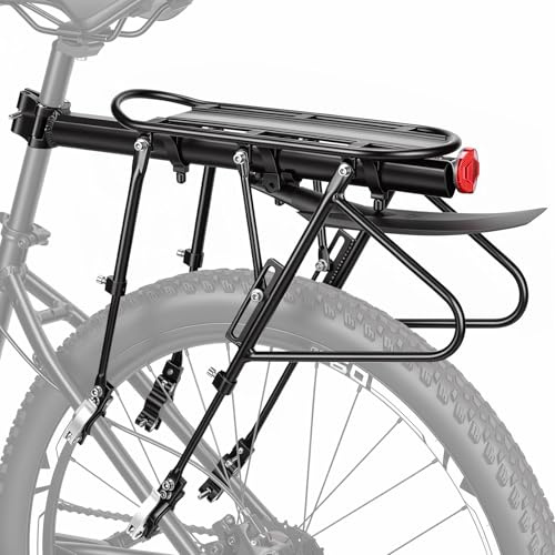 West Biking Gepäckträger Mountainbike - Robust MTB Aluminium Fahrradgepäckträger, Einfache Montage, Fahrrad Hinten Maximalbelastung 50kg