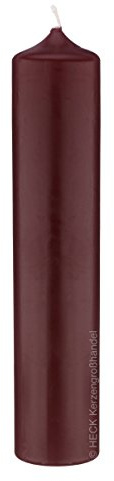 Altarkerzen Bordeaux 60/300 - Kerze, Unscented, Indoor, Ceresinwachs, Pillar Candle