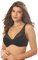 Istintiva Giulia – Reggiseno con Ferretto e rifinitura in Tulle ad Elevato Comfort | Coppe morbide Leggermente Imbottite | Spalline Regolabili | Nero, Taglia 4C