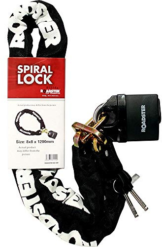 Homespired® 1200mm Heavy Duty Bike Chain Lock Motorbike Bike Bicycle Cycle Lock Security Padlock