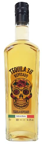Tequila 38 Reposado Made in Jalisco Pure Mexican Tequila 38% vol. 70cl Destilerias Espronceda