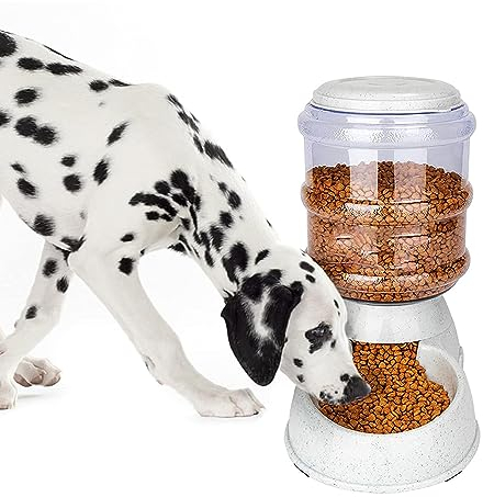 Kenond 3 Gallon Gravity Feeder, Automatic Dog Feeder, Dog Food Dispenser for Large Breed