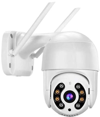 Caméra de sécurité solaire sans fil extérieure 8MP 4K IP Camera 5MP Speed Dome Auto Tracking PTZ Camera Smart Home Outdoor Wireless WIFI Camera Surveillance Monitor pour la sécurité à domicile ( Color