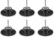 QUARKZMAN 6 Piezas 3 Soporte de Disco de Cambio Rápido 1/4 Mandril de Soporte de Vástago para Esmeriladora de Troqueles para Discos de Lijado y Acondicionamiento, Negro
