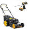Mowox® EM 4662 SX-Li Set: Akku-Rasenmäher + GRATIS Akku-Heckenschere – Leistungsstark & Kabellos! Lithium-Ion Akku-Rasenmäher mit 46cm Schnittbreite, Radantrieb, 3in1 Funktion, 60L Fangsack