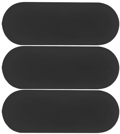 FIXOSHEE Cubierta Deslizante de Privacidad para Cámara Web Portátil, 3 Piezas para Portátil y Móvil, Protección, Color Negro, Compatible Ordenadores y Tablets, Accesible para Usuarios