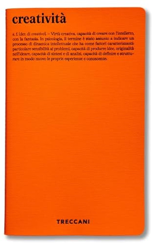 Treccani Emporium Quaderno a Righe Fluo Creatività Arancio 13x21