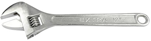 Brüder Mannesmann Clé à molette, 12 , chromé poli, 1 pièce, M 120–12