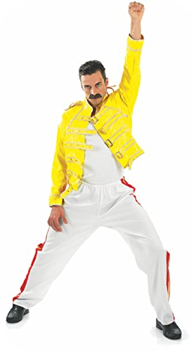 Fun Shack 80s Rock Costume for Men, 80s Fancy Dress Outfit, Retro 1980s Costume, Halloween Costumes Men, X-Large