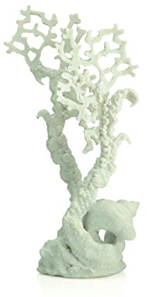 biOrb Fish Tank Decorations, Coral Aquarium Ornament (White Colour), Beautifully Detailed Artificial Fish Tank Accessories To Add Colour, Natural-Looking Aquarium Decor For Scenic Background