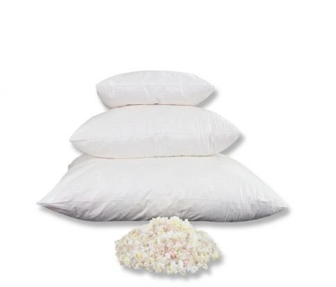 Fränkische Schlafmanufaktur 5kg Sparpack Viskoelastische Flocken, Schaumstoffflocken für Kissenfüllungen