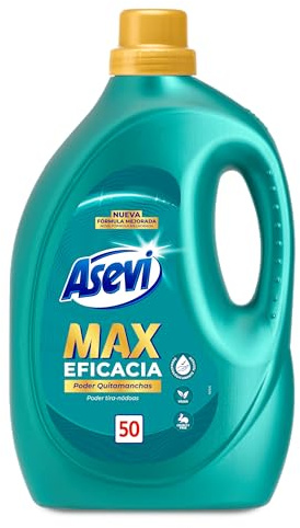 Asevi Tvättmedel Max 44 doser, Ofärgade, Blommig, 2 900 ml