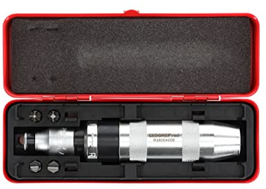 Gedore 3301399 Extractor De Tornillos De Impacto | Juego de destornilladores de impacto de mano derecha e izquierda con puntas, accionamiento de martillo