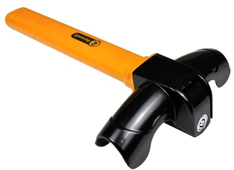 RocwooD Heavy Duty Steering Wheel Lock Anti Theft Rotary Security Safe Automotive Van Car Clamp Motorhome Padlock Trailer Caravan Safety Key Campervan Locker