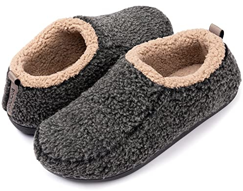 RockDove Men's Nomad Slipper with Memory Foam, Size 10/11 UK Men, Black