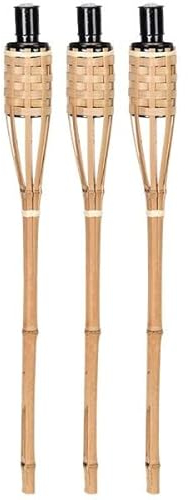 Esschert Design Bambusfackel, 3er-Set, braun
