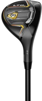 Cobra Golf 2022 LTDX Hybrid Matte Black-Gold Fusion (Herren, Linke Hand, KBS PGI 75, Reg Flex, 4h-21), 4
