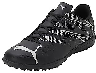 Puma - Chaussures de Foot ATTACANTO - Homme (40 FR) (Noir/Argenté)
