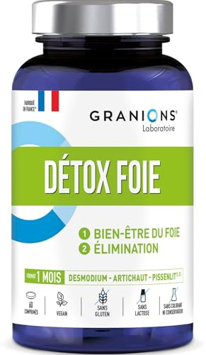 Detox Foie Granions - Radis Noir Artichaut Desmodium - Drainage - Comprimes