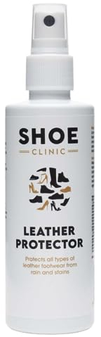 Shoe Clinic Protector de cuero Úselo en botas, zapatillas y más para hombres y mujeres | Resistente al agua y a las manchas | 125 ml