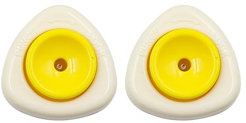Namvo 2Pcs Semi-Automatic Pinhole Egg Hole Puncher with Lock Egg Piercer Safety and Easily Kitchen Pricker Egg Piercer Tool Egg Opener for Raw Soft Hard Boiled Egg