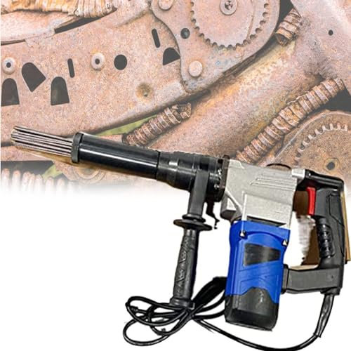 RayGenius 1100w 110v/220v Pistola Desoxidante De Aguja Cinceles De Chorro EléCtricos MáQuina Desoxidante EléCtrica De Mano,110V