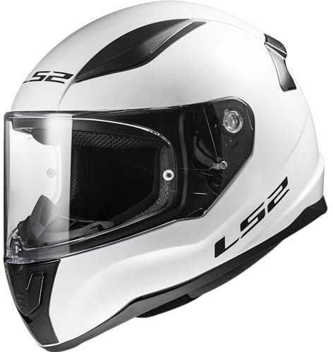 LS2, Casco Moto Integrale RAPID II SOLID White, S
