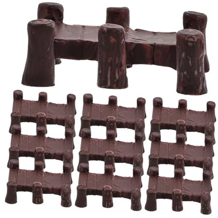 TOYANDONA 10stücke Miniatur Gartenbrücke Teiliges Resin Deko Für Mini-gärten Landschaftsdesign Wetterfest Vielseitig Einsetzbar Für Terrarien Und Innen Sowie Außendekoration
