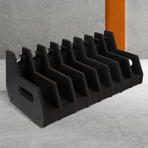 Brihard Advanced Foam Pistol Rack (8 Holders) - Short Gun Rack, Space-Saving Firearms Holder, Gun Safe Organizer, Handgun Stand for Gun Cabinet, Gun Safe Accessory