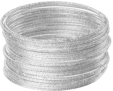 JJJDreams 20 Stück Graviert Legierung Armreifen für Frauen, Armband-Set,Plattiert Stacking Armreifen