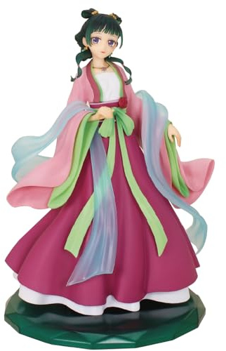 Noowye Maomao Action Figura anime ragazza – 20 cm abito rosa stile festa in giardino Maomao Statua Cartoon personaggio in piedi modello ornamenti regalo per i fan