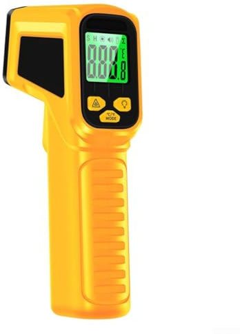 Thermomètre infrarouge sans contact, thermomètre infrarouge léger avec paramètres d'émissivité réglables pour automobile