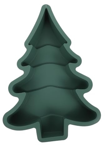 TOBBOMEY Moule à Gâteau Silicone Forme Sapin De Noël Moule à Pâtisserie Maison Pour Fête Ustensile De Cuisine