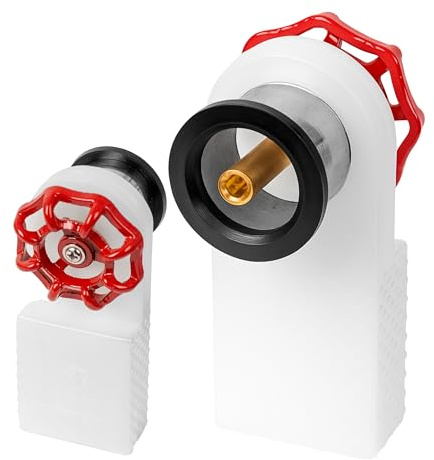 Ventilationslåda för element med förlängning – 1 set, uppsamlingsbehållare, ventilationsnyckel även för djupa radiatorventiler