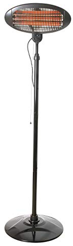 Babyruf BS 55 Heizstrahler | 2000W Leistung | Höhenverstellbar 120-210 cm | 2in1 Standheizstrahler | Wärmelampe als Wand-oder Standgerät | Baby Heizstrahler | 3 Leistungsstufen | schwarz