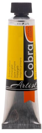 COBRA Talens wassermischbare Ölfarben, 40 ml, 275 Primärgelb