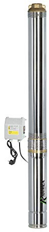 Pompe submersible à grande profondeur inoxydable 1100 W 128 m 14 turbines