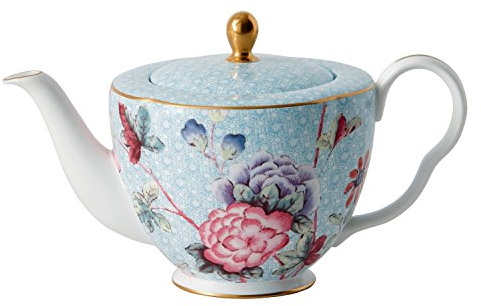 Wedgwood Harlecchin Tea Story - Teiera a cucù, Bone China, Multicolore, 1 l