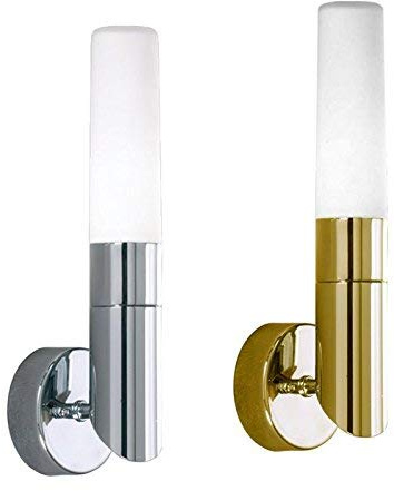 Lámpara Lux Espejo Lámpara de pared Lámpara oraz baño Luz Montaje antorcha 37 – 70 cm cromo Light 230 V