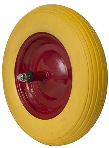 Roues de brouette increvable jante métal ø 368