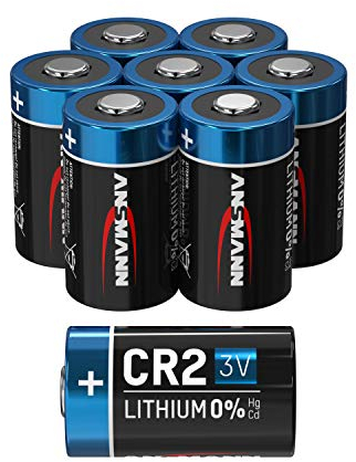 ANSMANN Batterien CR2 Lithium 3V CR15H270 DLCR2, 8 Stück, Spezialbatterien, für Sensoren,elektronische Schlösser,Blitzlicht,Taschenlampe,Elektrogeräte