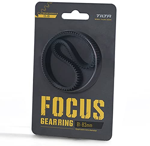 Tilta Bague de Mise au Point sans Couture pour Objectif 81-83mm Rotation 360° pour Tilta Mini Follow Focus Nucleus Nano DSLR 0.8 Mod Accessoires pour objectifs de caméra Standard Gear TA-FGR-8183