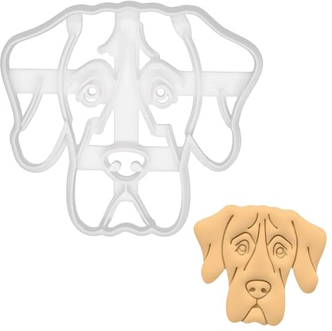 Deutsche Dogge Gesicht Ausstechform, 1 Teil