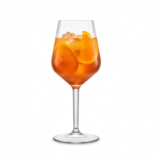 BARCRAFTERS APEROL SPRITZ GLAS klein, 2 Stück, Kunststoff, Trinkglas, Weingläser, 330 ml, unzerbrechlich, Outdoor, Aperol, glasklar